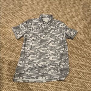 Vineyard Vines Gray Camouflage Polo